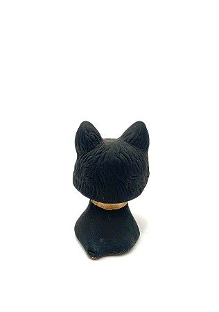 Чернолощёная керамика Свистулька-Котенок 1