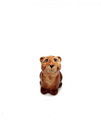 Керамическая фигурка 'Медвежонок сидя'