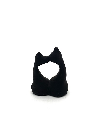 Чернолощёная керамика Кошки-Парочки Слитные (мал) 2