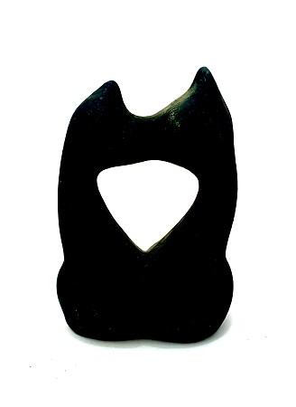 Чернолощёная керамика Кошки-Парочки 'Слитные' 1