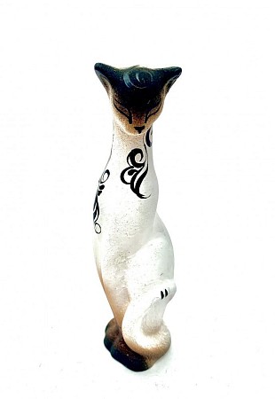 Чернолощёная керамика Кошка 'Сиамская'