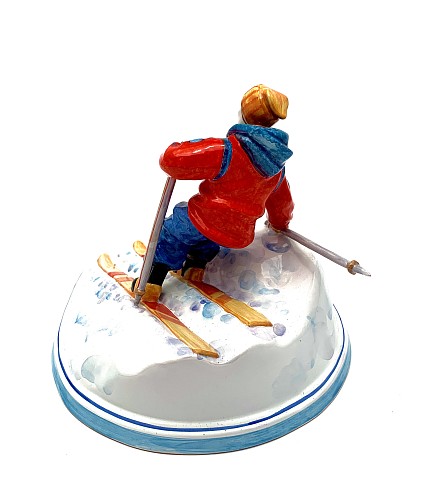 Керамическая фигурка 'Лыжник'