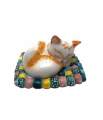 Керамическая фигурка 'Кошка на ковре'